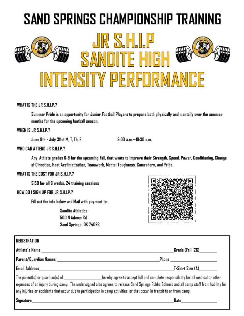 Sand Springs Athletics | Forms